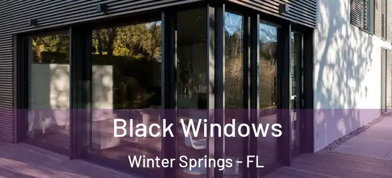  Black Windows Winter Springs - FL