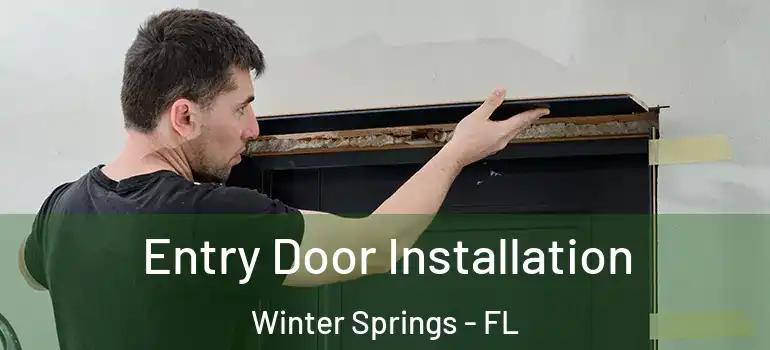  Entry Door Installation Winter Springs - FL