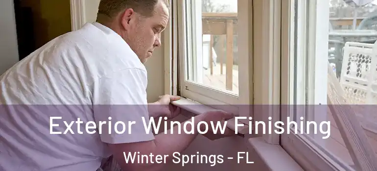  Exterior Window Finishing Winter Springs - FL