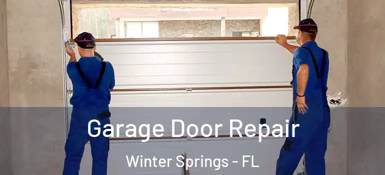  Garage Door Repair Winter Springs - FL