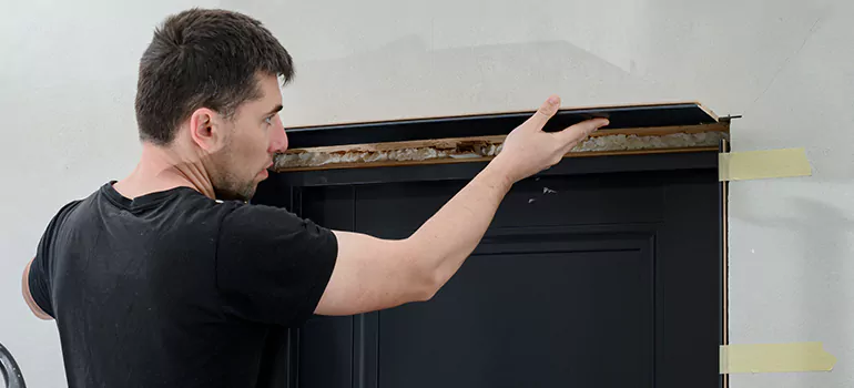 Wood Door Hole Repair in Winter Springs, FL