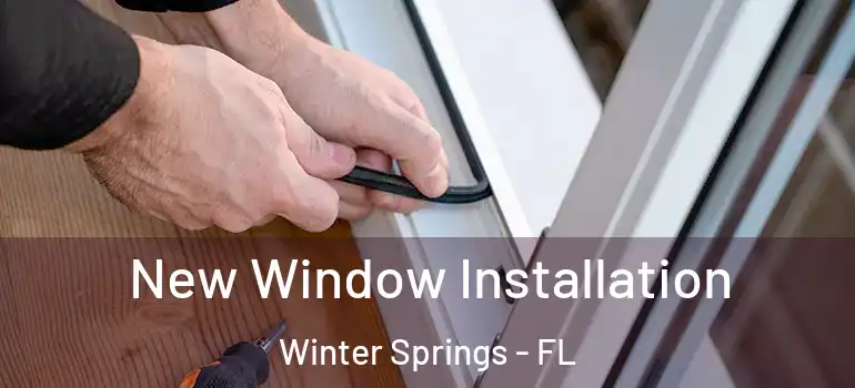  New Window Installation Winter Springs - FL