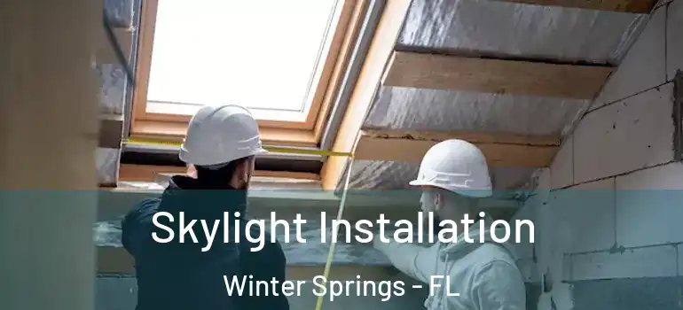  Skylight Installation Winter Springs - FL