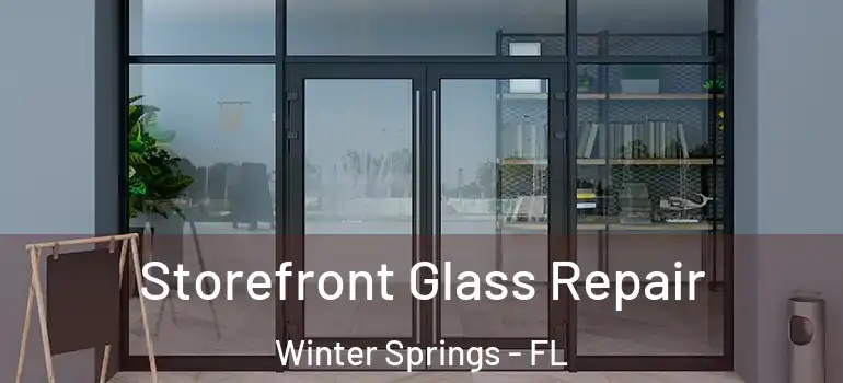  Storefront Glass Repair Winter Springs - FL