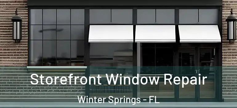  Storefront Window Repair Winter Springs - FL