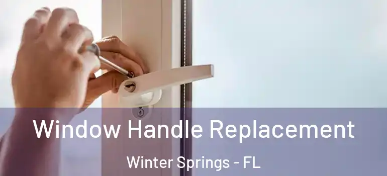  Window Handle Replacement Winter Springs - FL
