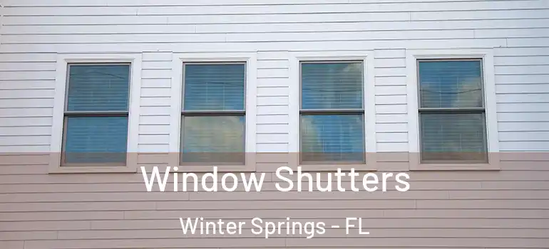  Window Shutters Winter Springs - FL