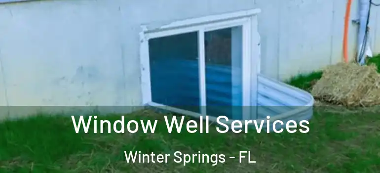  Window Well Services Winter Springs - FL